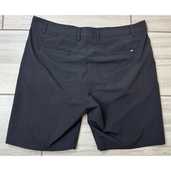 Travis Mathew Lot 2 pair Golf Shorts Men's size 40 Heathered Gray & Black - Picture 4 of 12